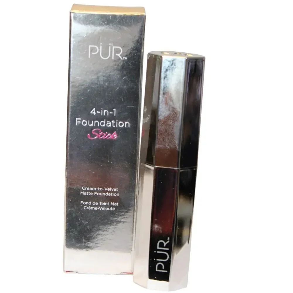 PUR MINERALS 4 IN 1 FOUNDATION STICK ~ MEDIUM DARK 0.3 OZ New In Box